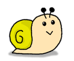 Snail's happy sticker8 sticker #7343258