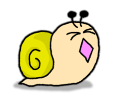 Snail's happy sticker8 sticker #7343261