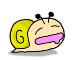 Snail's happy sticker8 sticker #7343264