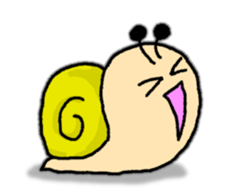 Snail's happy sticker8 sticker #7343268