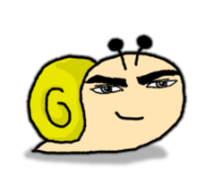 Snail's happy sticker8 sticker #7343272