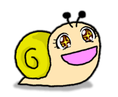 Snail's happy sticker8 sticker #7343274