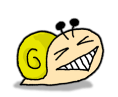 Snail's happy sticker8 sticker #7343279