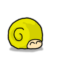 Snail's happy sticker8 sticker #7343280