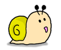 Snail's happy sticker8 sticker #7343283