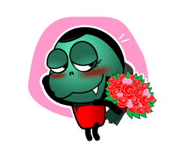 Silly, lovely, clumsy me! Liampire sticker #7601081