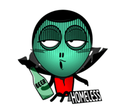 Silly, lovely, clumsy me! Liampire sticker #7601087