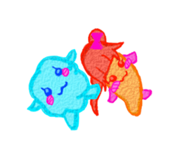 Ashley and Eli couple sticker #7605423
