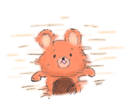 Scheming bear sticker #7631639