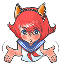 The Cutie Foxy Girl sticker #7646385