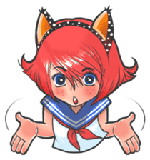 The Cutie Foxy Girl sticker #7646385