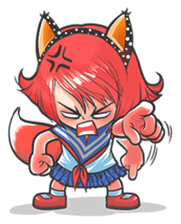 The Cutie Foxy Girl sticker #7646389
