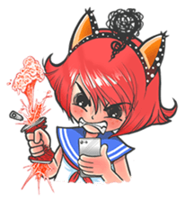 The Cutie Foxy Girl sticker #7646392