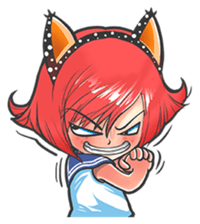 The Cutie Foxy Girl sticker #7646396