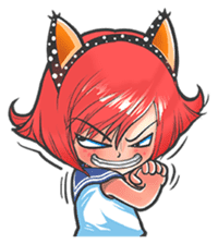 The Cutie Foxy Girl sticker #7646396