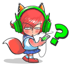 The Cutie Foxy Girl sticker #7646397