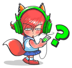 The Cutie Foxy Girl sticker #7646397