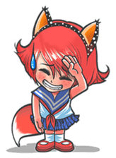 The Cutie Foxy Girl sticker #7646399