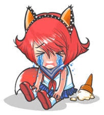 The Cutie Foxy Girl sticker #7646400