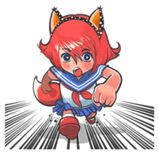 The Cutie Foxy Girl sticker #7646407