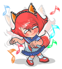 The Cutie Foxy Girl sticker #7646410