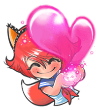 The Cutie Foxy Girl sticker #7646411