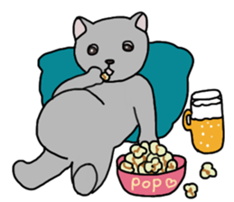 Nekotan stuffed-toy cat sticker #7679177