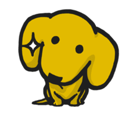 AFu the Dachshund sticker #7775470