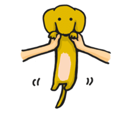 AFu the Dachshund sticker #7775472