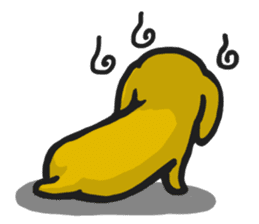 AFu the Dachshund sticker #7775475