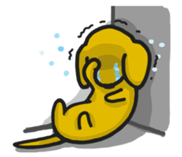 AFu the Dachshund sticker #7775477