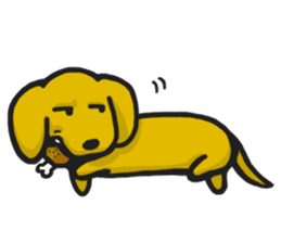 AFu the Dachshund sticker #7775481