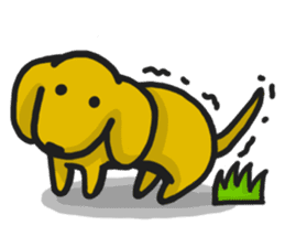 AFu the Dachshund sticker #7775485