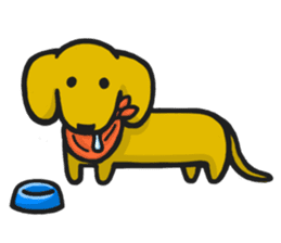 AFu the Dachshund sticker #7775486