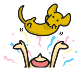 AFu the Dachshund sticker #7775492