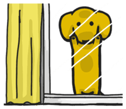 AFu the Dachshund sticker #7775502