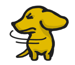 AFu the Dachshund sticker #7775504