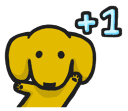 AFu the Dachshund sticker #7775506