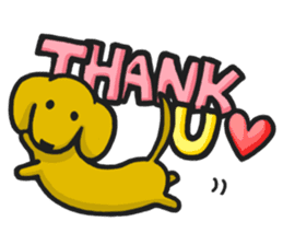 AFu the Dachshund sticker #7775507