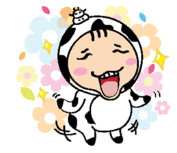 Pansu & Moo sticker #7813830