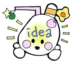 Dogsili - dreaming ballerina sticker #7855056