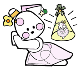 Dogsili - dreaming ballerina sticker #7855057