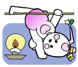 Dogsili - dreaming ballerina sticker #7855058