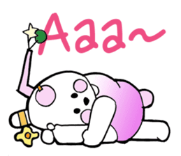 Dogsili - dreaming ballerina sticker #7855059