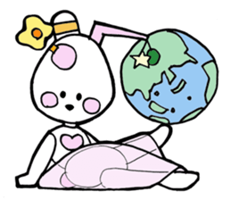 Dogsili - dreaming ballerina sticker #7855067