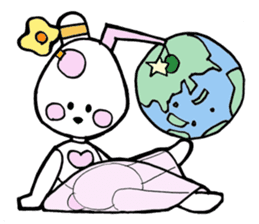 Dogsili - dreaming ballerina sticker #7855067