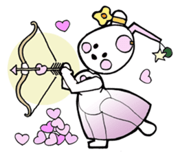 Dogsili - dreaming ballerina sticker #7855069