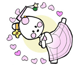 Dogsili - dreaming ballerina sticker #7855070