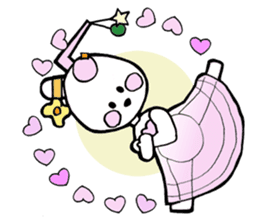 Dogsili - dreaming ballerina sticker #7855070