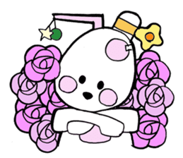 Dogsili - dreaming ballerina sticker #7855071